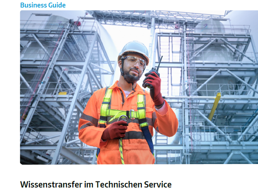 Screenshot Business Guide Wissenstransfer im Technischen Service_4-3
